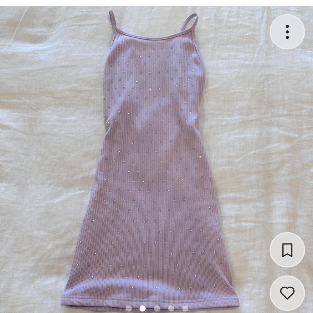 TIGERMIST rhinestone bodycon dress